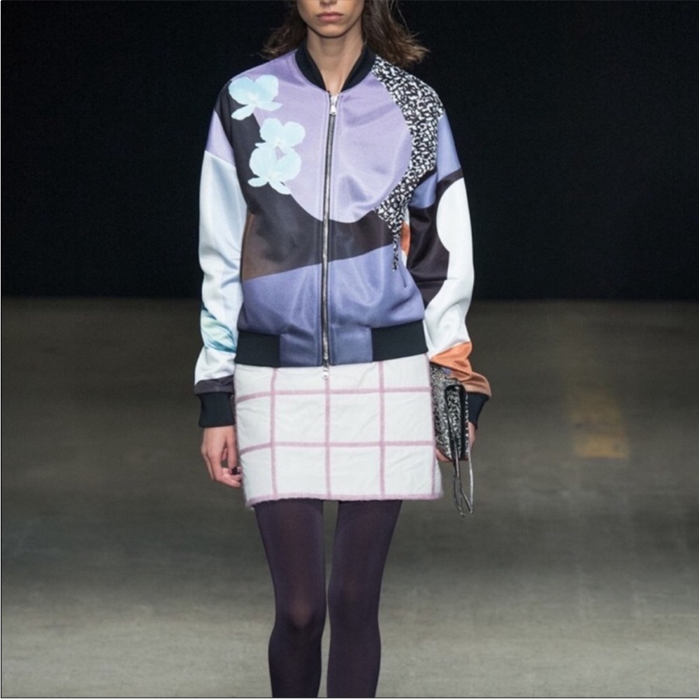 3.1 Phillip Lim Grid Quilted Mini Skirt